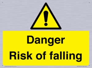 Danger Risk of falling